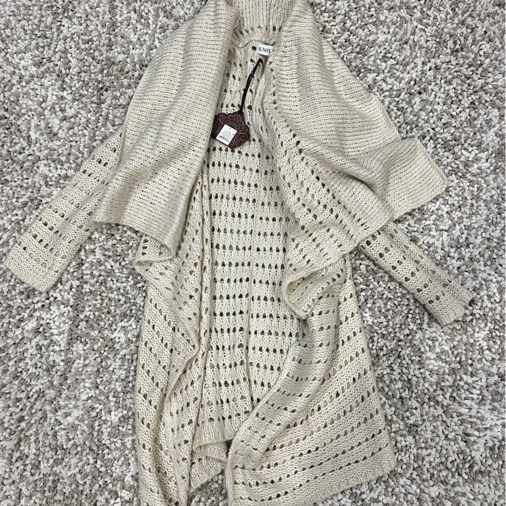 LARGE, Oversized beige sweater